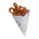 Colpac Biodegradable Newspaper Print Paper Chip Cones 183mm (1000 pack)