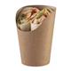 Colpac Recyclable Kraft Tortilla Wrap Scoops (1000 pack)