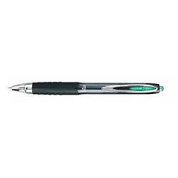 uni-ball Signo 207 UMN-207E Retractable Gel Rollerball Pen 0.7mm Tip 0.4mm Line GREEN (Pack 12)