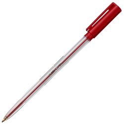 Centrol PREMIUM Pen Medium Point Ballpen RED Box 50