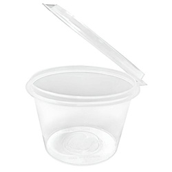 Fiesta Recyclable Portion Pots with Lids 100 l (50 Pack)