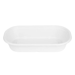 Fiesta Compostable Bagasse Oval Containers 850ml (100 Pack)