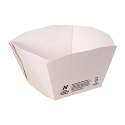 Notpla Square Open Takeaway Boxes 550ml - White (Pack 500)