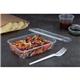 Fiesta Recyclable Plastic Microwavable Containers with Lid Small 500ml (250 Pack)