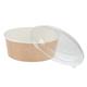 Colpac Recyclable Kraft Salad Pots With Lid Large 1300ml (150 pack)