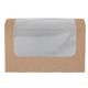 Colpac Compostable Kraft Sandwich Packs With PLA Window (500 pack)