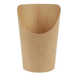 Colpac Recyclable Kraft Tortilla Wrap Scoops (1000 pack)