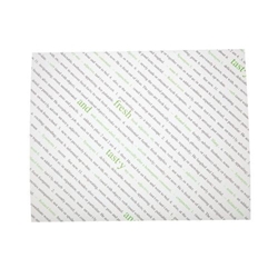 Greaseproof Paper Sheets Fresh and Tasty Print 255 x 203mm (500 pack)