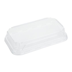 Fiesta Recyclable PET Lids for No. 1 Sushi Trays (300 Pack)