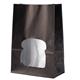 Colpac Recyclable Paper Sandwich Bags With Window Black (250 pack)