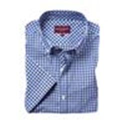 Brook Taverner Portland Short Sleeve Shirt Blue 15.5 Collar 7885A