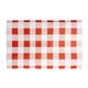 Fiesta Compostable Red Gingham Greaseproof Sheets 310x190mm (200 Pack)