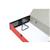  5 Star Office Box File 75mm Spine Lock Spring Foolscap Red Pack 5