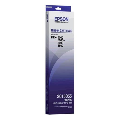 Epson 8766 (15,000,000 Characters) Black Fabric Ink Ribbon Cartridge ...
