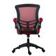 Marlos Mesh Back Office Chair With Folding Arms - Red Ref CH0790RD