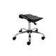 Titan Swivel Senior Stool with Chrome Base and Castors Size 5-6 Black/Chrome Ref T33-BK