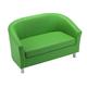 Tub Sofa With Metal Feet - Green Ref OF2200GNML