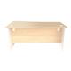 Mezzo Panel 1600 Right Hand Wave Panel Workstation White Legs - Maple Ref OPP1610WVRPWHMA