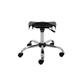 Titan Swivel Senior Stool with Chrome Base and Castors Size 5-6 Black/Chrome Ref T33-BK