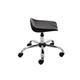 Titan Swivel Senior Stool with Chrome Base and Castors Size 5-6 Black/Chrome Ref T33-BK