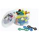 Laurel Duo Bag Fastener 2 Position Reusable Plastic Assorted [Pack 125]