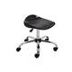 Titan Swivel Senior Stool with Chrome Base and Castors Size 5-6 Black/Chrome Ref T33-BK