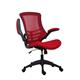 Marlos Mesh Back Office Chair With Folding Arms - Red Ref CH0790RD