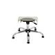 Titan Swivel Junior Stool with Chrome Base and Glides Size 5-6 Grey/Chrome Ref T32-GRG