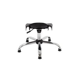 Titan Swivel Junior Stool - 405-475mm Seat Height - Black with glides Ref T32-BKG