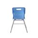 Titan Swivel Junior Stool with Chrome Base and Castors Size 5-6 Black/Chrome Ref T32-BK