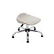 Titan Swivel Junior Stool with Chrome Base and Glides Size 5-6 Grey/Chrome Ref T32-GRG