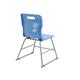 Titan Swivel Junior Stool with Chrome Base and Castors Size 5-6 Black/Chrome Ref T32-BK