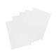 5 Star Office Binding Covers 250gsm Plain A4 Gloss White [Pack 100]