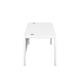 Goal Post Rectangular Desk 1800X800 White/White Ref GP1880RECWHWH