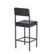 Summit High Stools With Back Rest Black Vinyl Ref CH0540PUBK