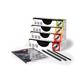 GBC Pro Binding Combs Plastic 10mm for 60 Sheets of A4 Black Ref 4400323 [Pack 100]