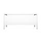 Goal Post Rectangular Desk 1800X800 White/White Ref GP1880RECWHWH