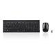 Hama Cortino Wireless Keyboard And Mouse Set Black ref 73182664