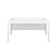 Goal Post Rectangular Desk 1800X800 White/White Ref GP1880RECWHWH