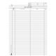 (BOWCOURT) Boardroom A4 APP Audit Point Analysis Pads With Board Back and Cover Ref CPAPP  - Punched 2 hole [Pack of 10]