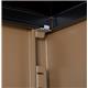 Trexus Two Door Steel Storage Cupboard 914x400x1000mm Coffee/Cream Ref E402A01-av5av6