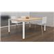 Fraction Infinity 120 X 120 Meeting Table - Beech With White Legs Ref ZFIMT1212BEWH