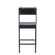 Summit High Stools With Back Rest Black Vinyl Ref CH0540PUBK