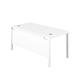 Goal Post Rectangular Desk 1800X800 White/White Ref GP1880RECWHWH