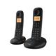 BT Everyday Cordless With Telephone Answer Machine Phone Twin Ref 090666