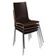 The Loft Bistro Chair x4 in Wenge 6906WE 