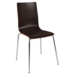 The Loft Bistro Chair x4 in Wenge 6906WE 