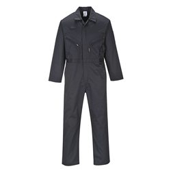 Liverpool Zip Coverall (Black) Small