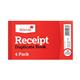 Silvine Duplicate Receipt Book 63x106mm Gummed (Pack of 36) 228