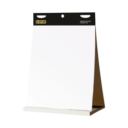 Bi-Office Table Top Self-Stick Flipchart Pad 585x500mm 20 Sheet White FL148303